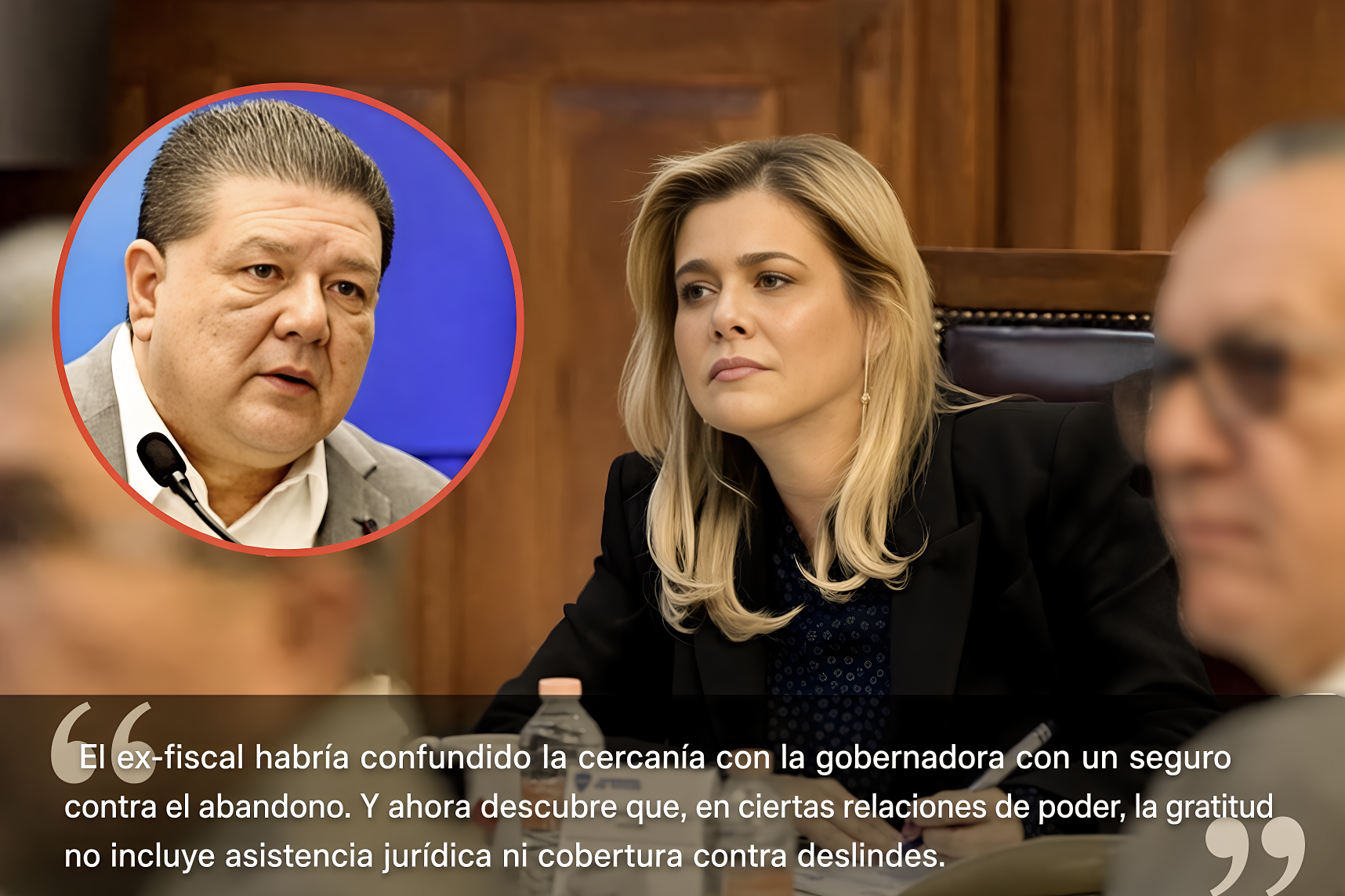 «MARU y la LEALTAD DESECHABLE: ABOGADO de EXFISCAL en el TAMBO ACUSA la TRAICIÓN de GOBERNADORA de CHIHUAHUA»… Una «aberración», dice la esposa.