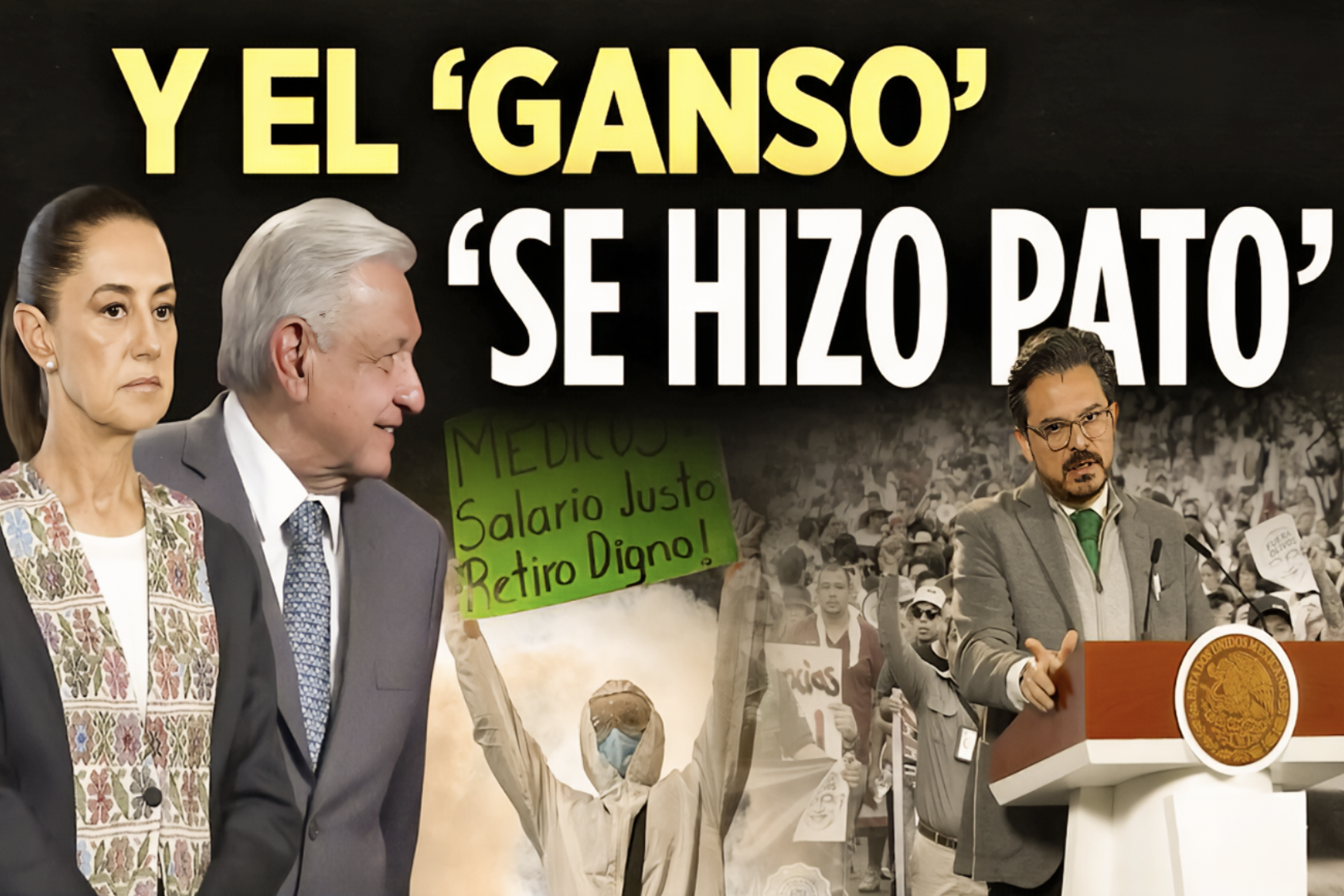 LA «HISTORIA CLÍNICA del PAÍS ENFERMO del ME CANSO GANSO al HACERSE PATO»… Ya no necesitamos recetas de saliva ni fotos del termómetro.